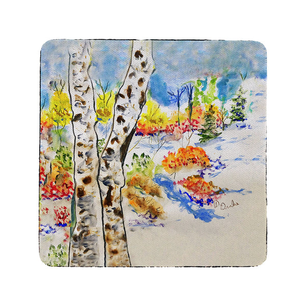 White Birch Coaster Set of 4