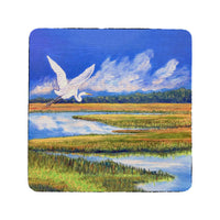 Flying Egret Coaster Set of 4