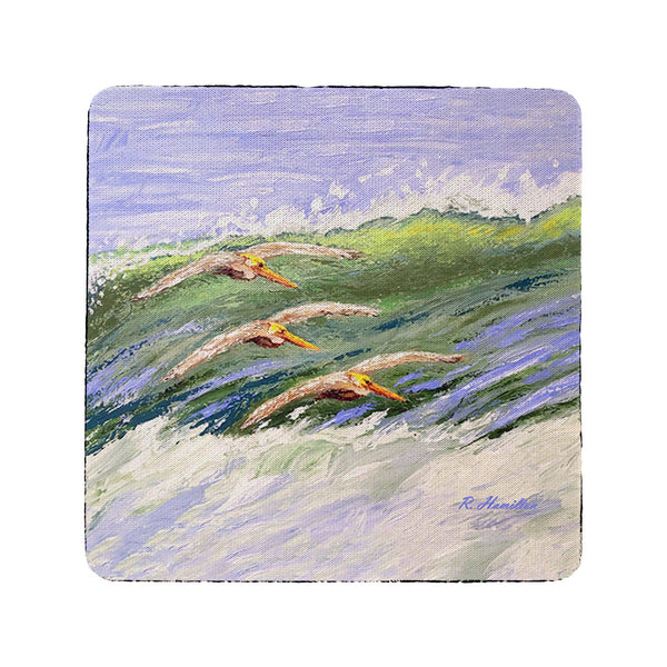 Pelicans Cruising Coaster Set of 4