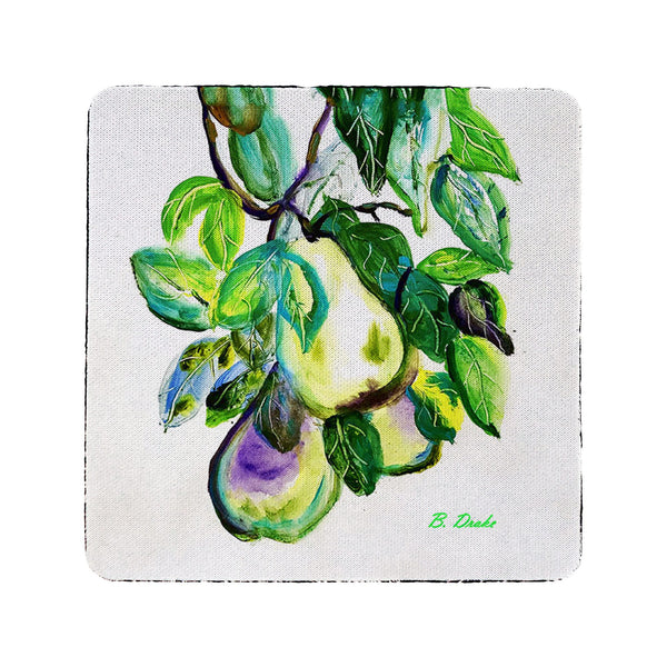 Hanging Pears Coaster Set of 4