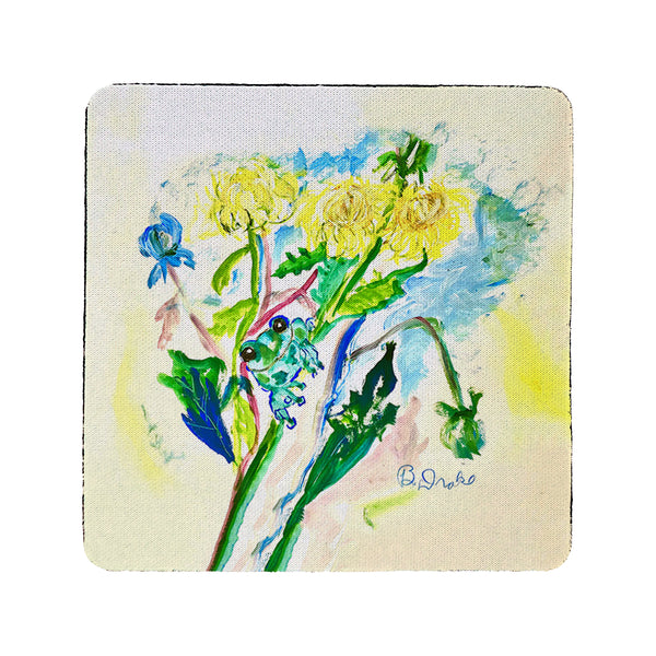 Frog & Flowers Coaster Set of 4