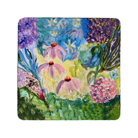 Pink Garden Coaster Set of 4