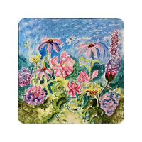 Pink Garden II Coaster Set of 4