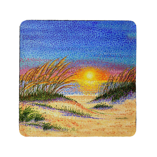 Golden Sea Oats Coaster Set of 4