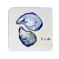 Blue Oysters Coaster Set of 4