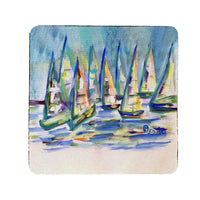 More Sailboats Coaster Set of 4