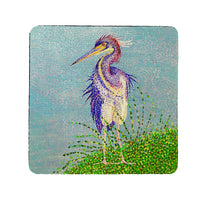 Windy Louisiana Heron Coaster Set of 4