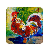 Red Roosters Coaster Set of 4