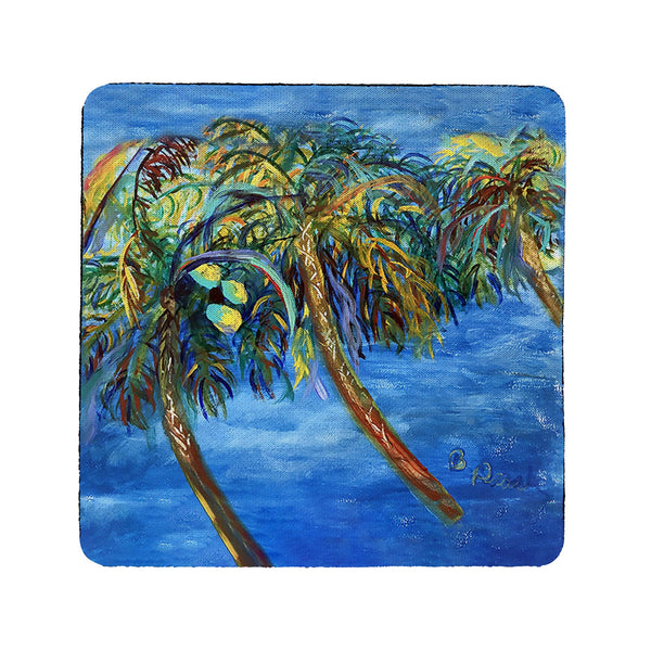 Midnight Palms Coaster Set of 4