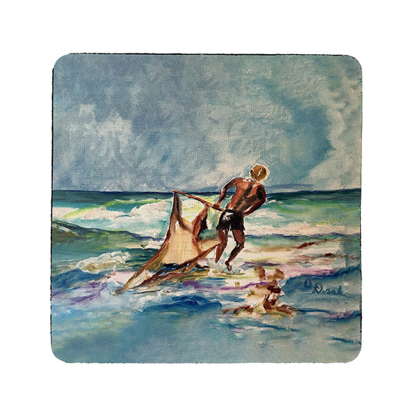 Net Fishing Coaster Set of 4