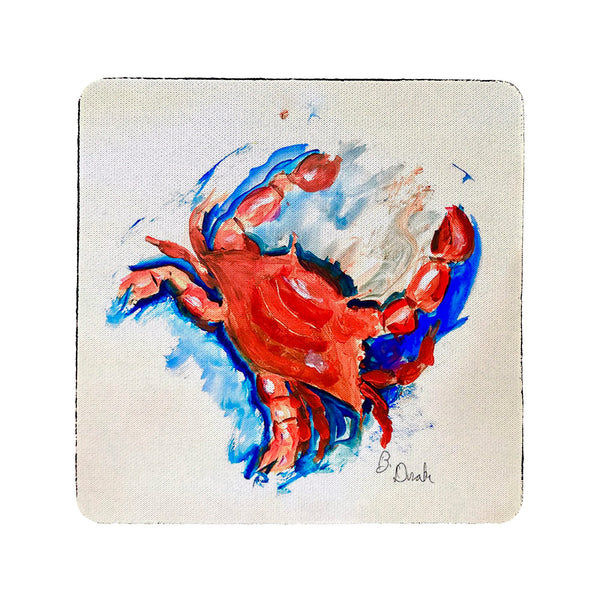 Betsy's Red Crab Coaster Set of 4