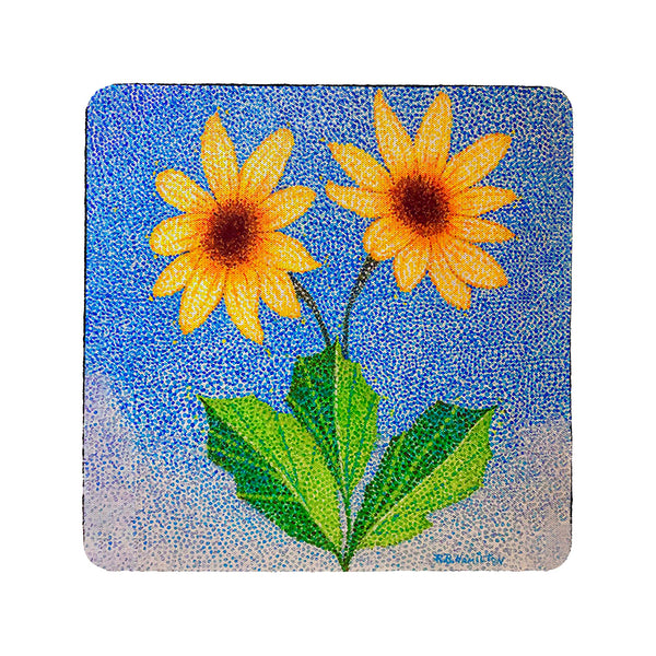 Dune Sunflowers Coaster Set of 4