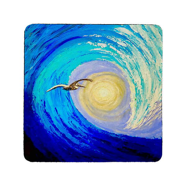Palette Wave & Pelican Coaster Set of 4
