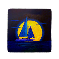 Moonrise Sail II Coaster Set of 4