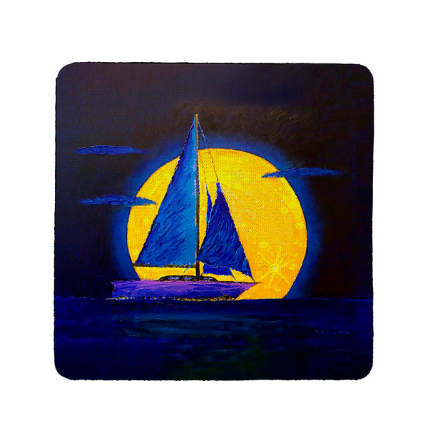Moonrise Sail II Coaster Set of 4