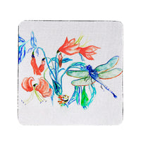 Blue & Green Dragonfly Coaster Set of 4