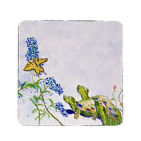 Turtles & Butterfly Coaster Set of 4