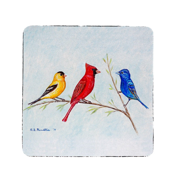 Three Birds Coaster Set of 4