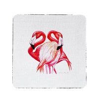 Two Flamingos Coaster Set of 4