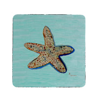 Aqua Starfish Coaster Set of 4