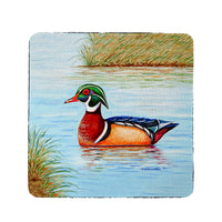 Wood Duck Coaster Set of 4