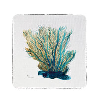 Blue Coral Coaster set of  4