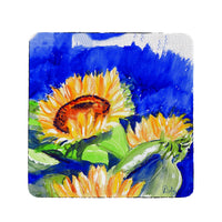 Rising Sunflower Coaster Set of 4