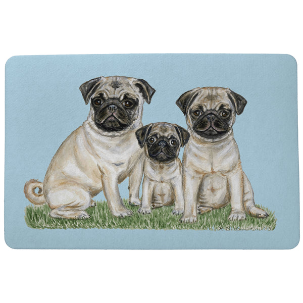 Pugs Door Mat