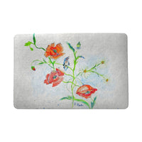 Poppies & Daisies Door Mat