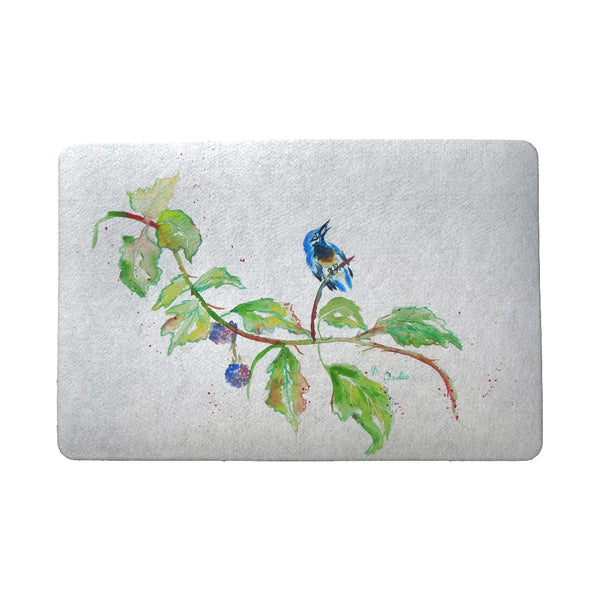 Bird & Blackberries Door Mat