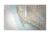 Naples - Chatham River to Clam Pass, FL Nautical Map Door Mat