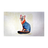 Gray Fox Door Mat