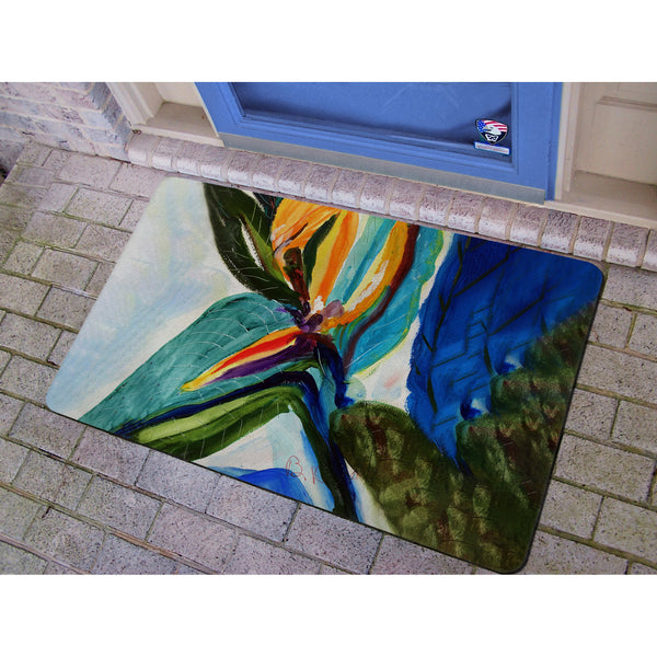 Teal Paradise Door Mat