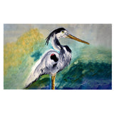 Betsy's Blue Heron Door Mat