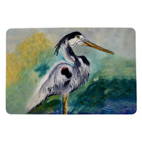 Betsy's Blue Heron Door Mat