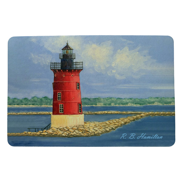 Breakwater Lighthouse Door Mat