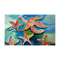 Swimming Starfish Door Mat