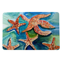 Swimming Starfish Door Mat