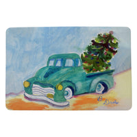 Green Truck Door Mat