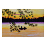 Sunset Fishing Door Mat