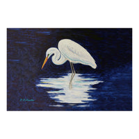 Reflecting Egret Door Mat