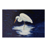 Reflecting Egret Door Mat