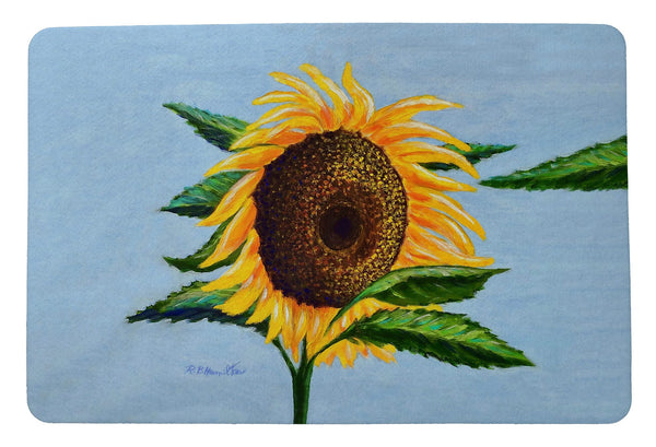 Sleepy Sunflower Door Mat