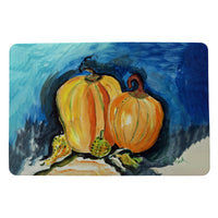 Two Pumpkins Door Mat