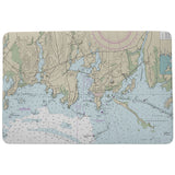 Stonington Harbor, CT Nautical Map Door Mat