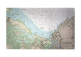 Essex Bay and Essex River, MA Nautical Map Door Mat