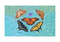 Butterfly Arrangement Door Mat