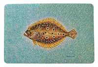 Pointillist Flounder Door Mat