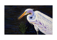 Palette Great Egret Door Mat