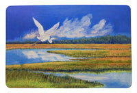 Flying Egret Door Mat